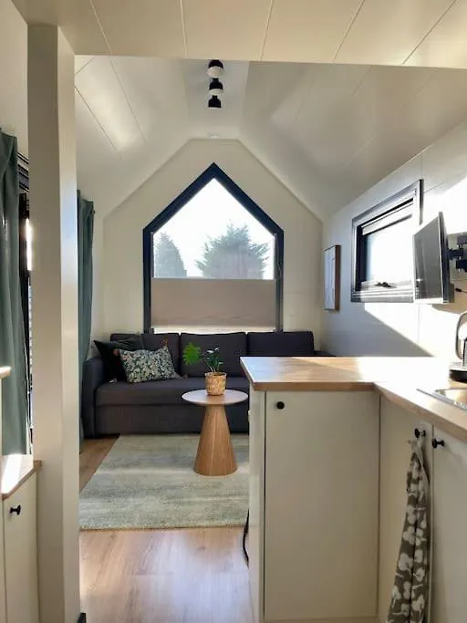 Ferienhaus Tiny House With Sauna & Jacuzzi Near Amsterdam Vijfhuizen